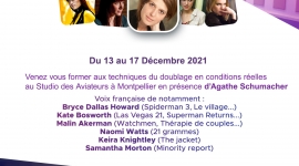 Inititiation au doublage session de Décembre 2021