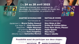 Stage de perfectionnement de doublage du 24 au 28 Avril 2023