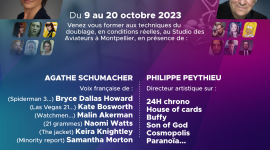 Stage de doublage (initiation et perfectionnement - du 9 au 20 Octobre 2023