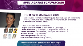Stage d'initiation au doublage du 11 au 15 Décembre 2023