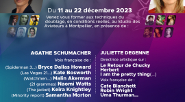 Stage de doublage (initiation et perfectionnement - du 11 au 22 Décembre 2023